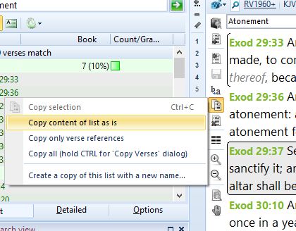 theWord copying a verse list to a file