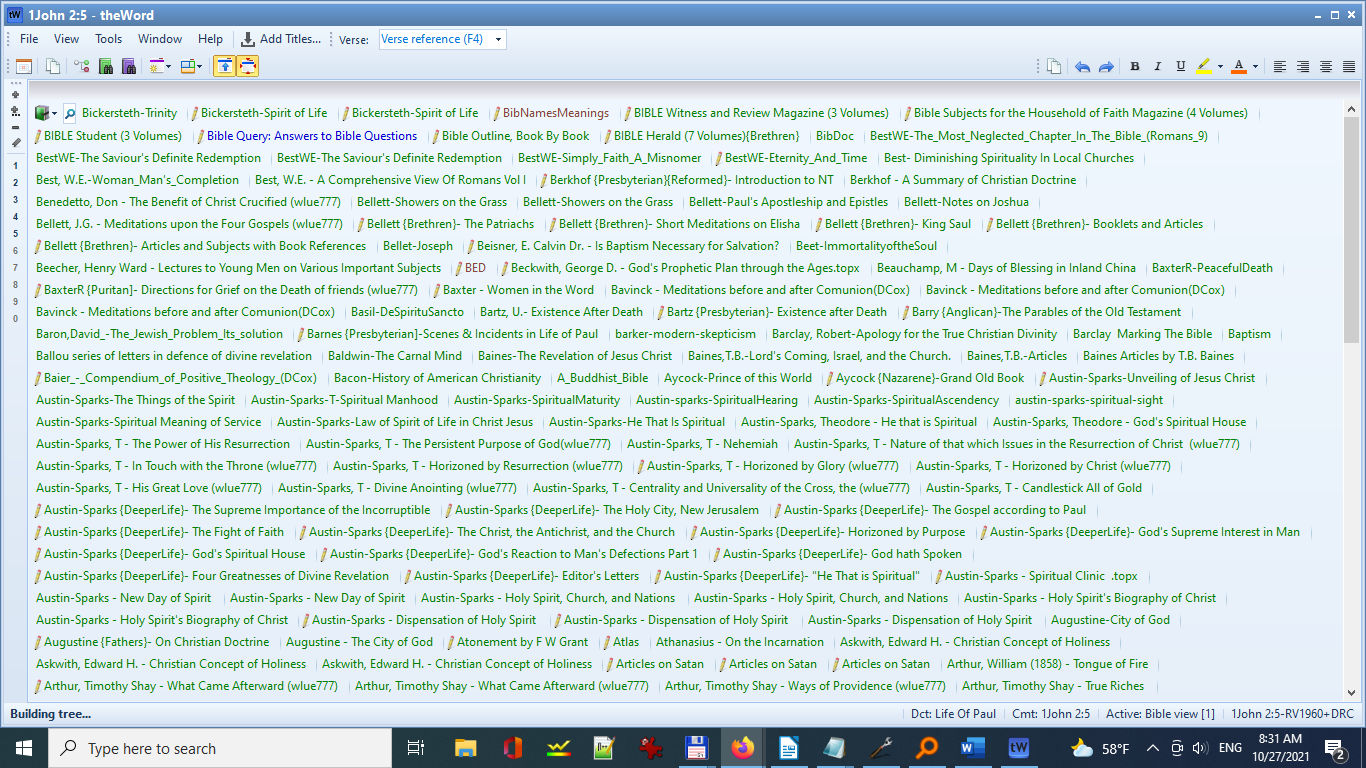 theWord Module Management Bloat